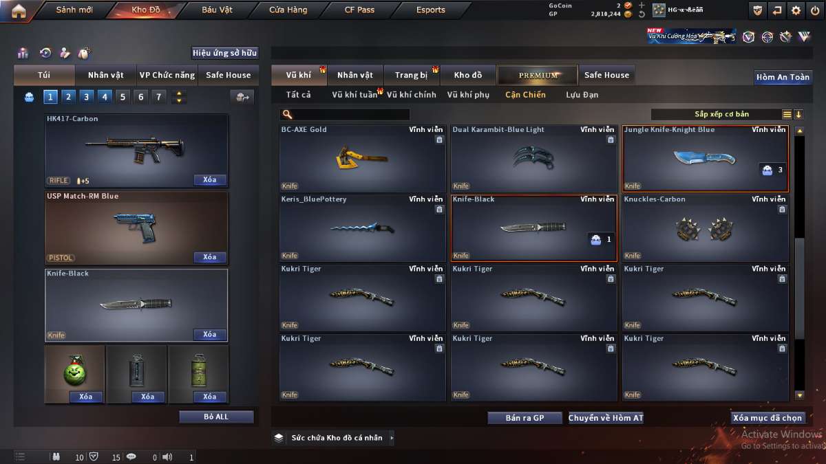 shop acc cf uy tin gia re